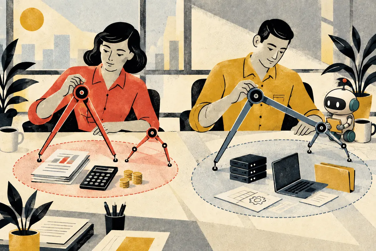 A person checks that an agent’s access follows an assigned role.
