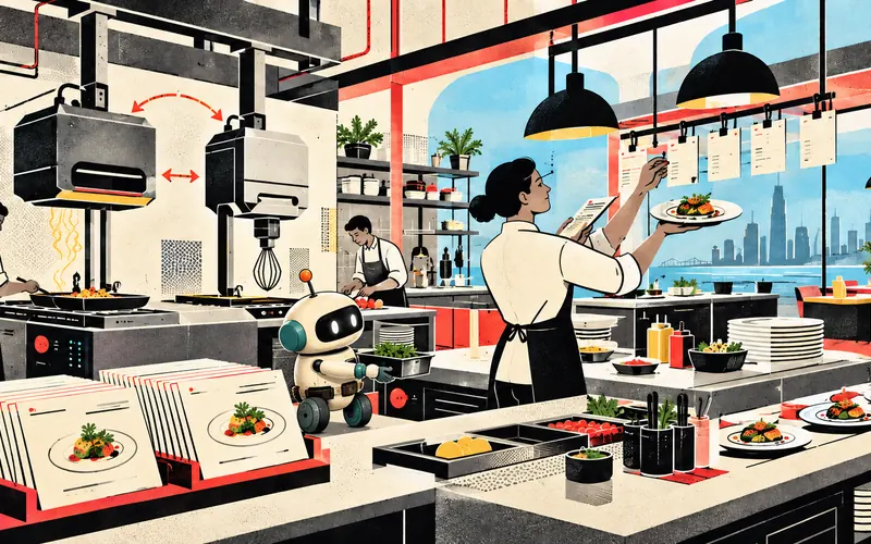 A kitchen keeps its recipes and standards while its tools can change.